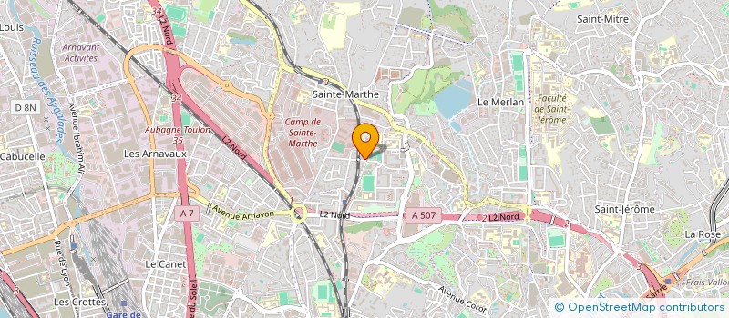 localisation de l'entreprise KOCAHAL BATIMENT à MARSEILLE