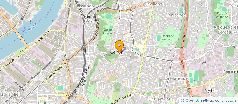 localisation de l'entreprise KOCAK à CENON