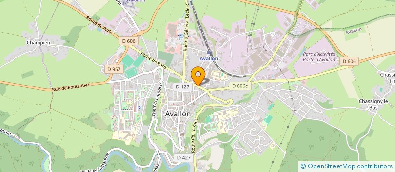 localisation de l'entreprise KOCAK à AVALLON