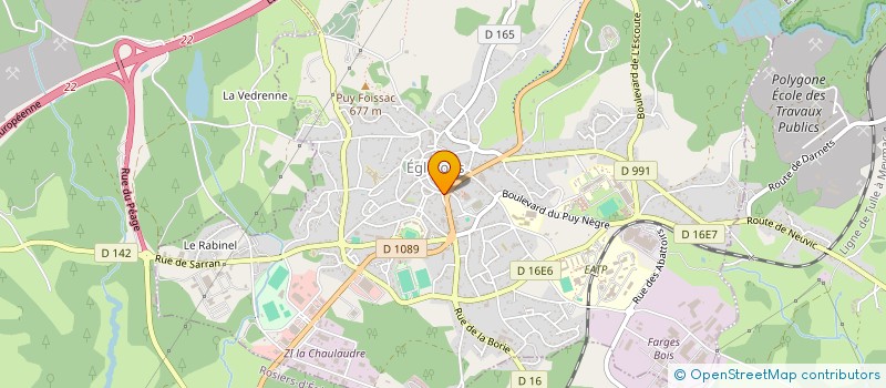 localisation de l'entreprise KOCAK VELI à EGLETONS