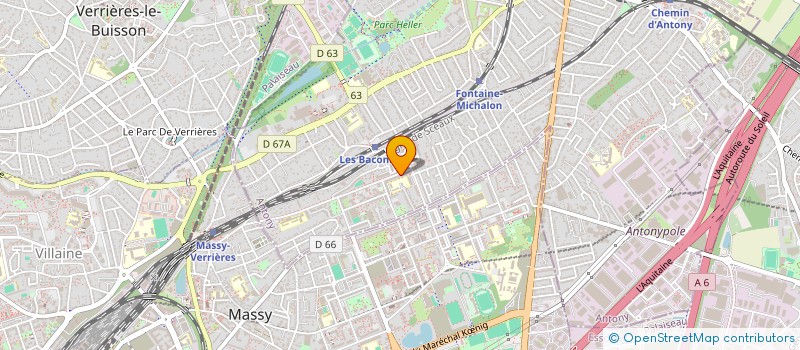 localisation de l'entreprise KOCARS à ANTONY