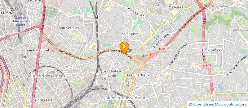 localisation de l'entreprise KOCCI à MARSEILLE 4