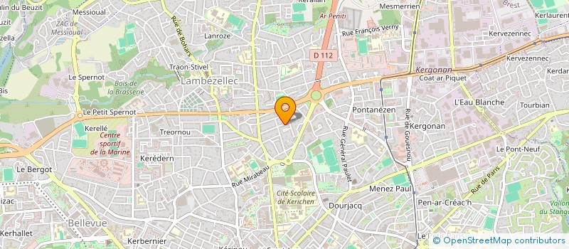 localisation de l'entreprise KOCH à BREST