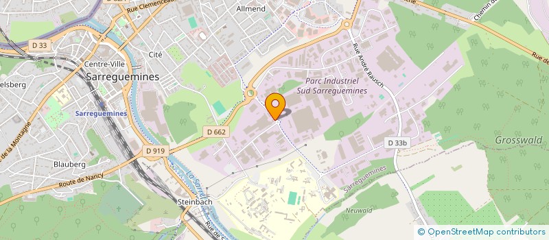 localisation de l'entreprise KOCH MECA  SARREGUEMINES