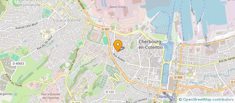 localisation de l'entreprise KOCH REAL ESTATE à CHERBOURG-EN-COTENTIN