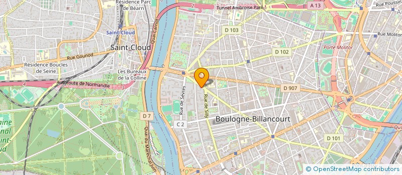 localisation de l'entreprise KOCHI GALLERY  BOULOGNE-BILLANCOURT