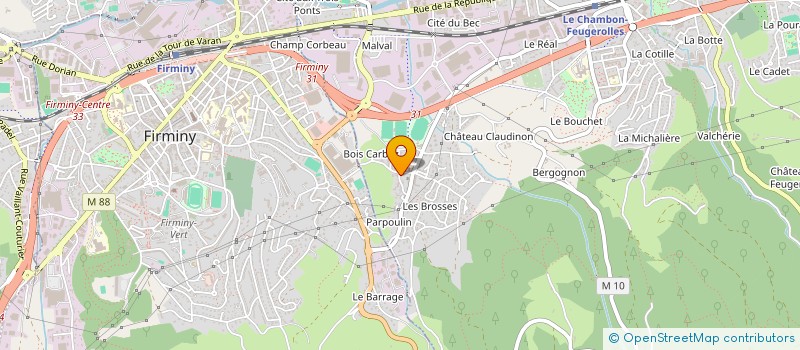 localisation de l'entreprise KOCK CEDRIC SARL à LE CHAMBON-FEUGEROLLES
