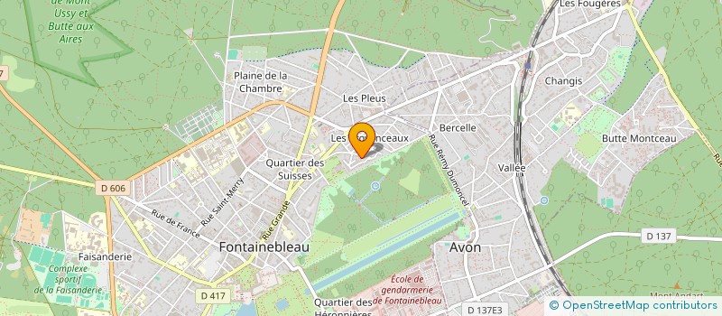 localisation de l'entreprise KOCO  FONTAINEBLEAU