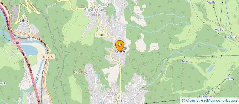 localisation de l'entreprise KOCON  ARACHES-LA-FRASSE