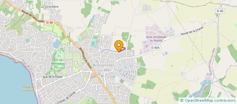 localisation de l'entreprise KOD&SOFT  BRETIGNOLLES-SUR-MER