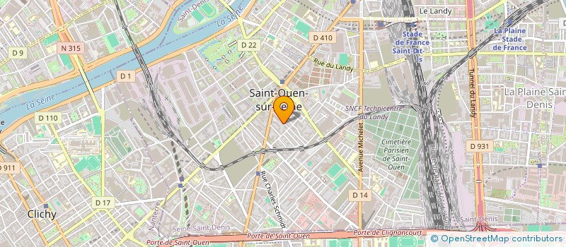 localisation de l'entreprise KODA à SAINT-OUEN-SUR-SEINE