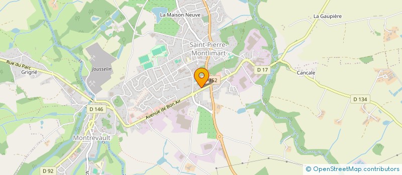 localisation de l'entreprise KODA GROUP à MONTREVAULT-SUR-EVRE