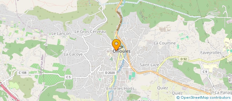 localisation de l'entreprise KODAMA PRODUCTIONS à OLLIOULES