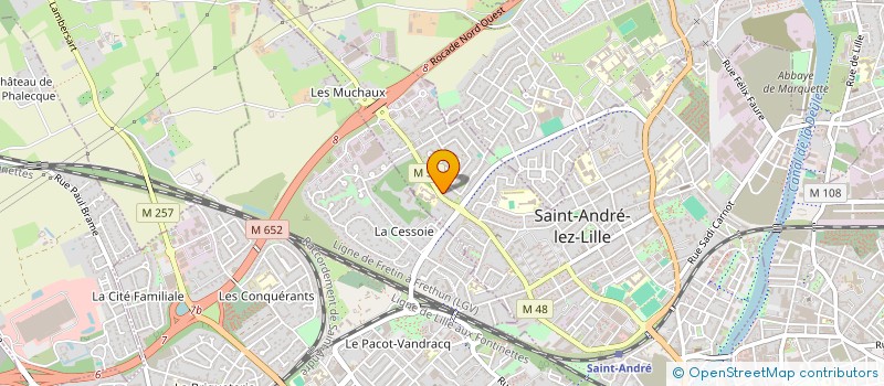 localisation de l'entreprise KODDEX LEGACY à SAINT-ANDRE-LEZ-LILLE