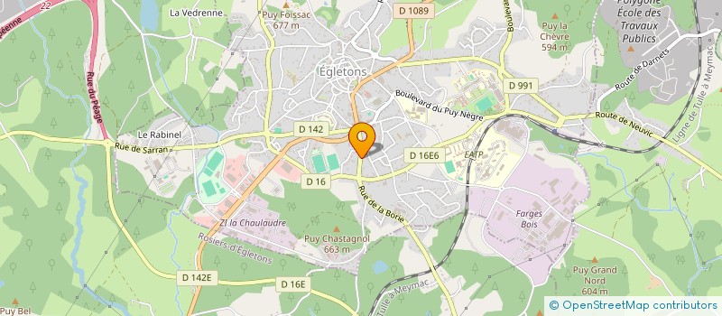 localisation de l'entreprise KODEBAR PRODUCTIONS  EGLETONS