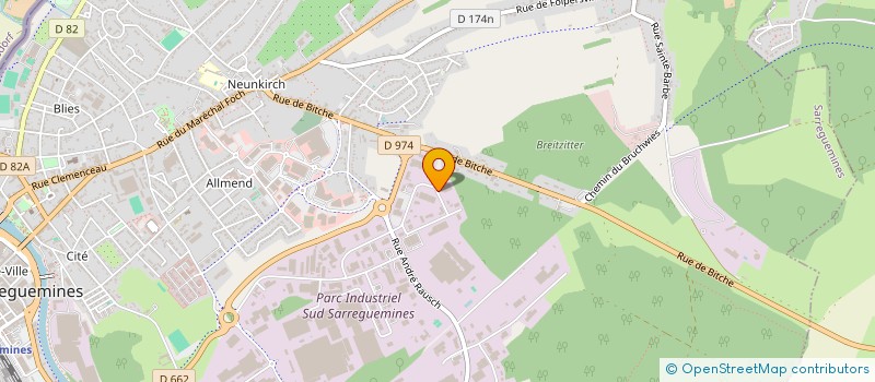 localisation de l'entreprise KODI CHINI à SARREGUEMINES