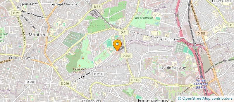 localisation de l'entreprise KODIE à MONTREUIL