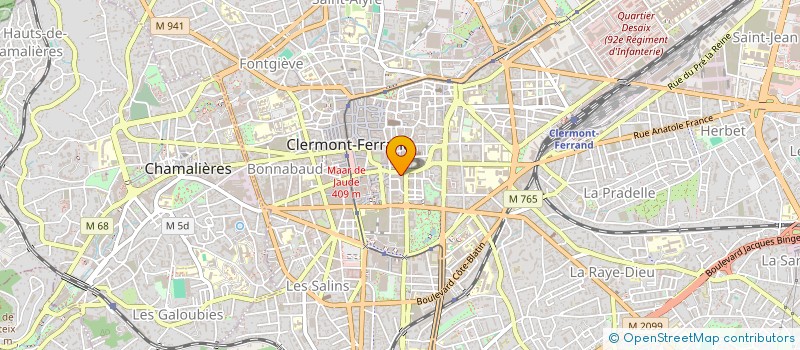 localisation de l'entreprise KODJALE COUCHARD  CLERMONT FERRAND