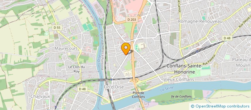 localisation de l'entreprise KODM TECH  CONFLANS-SAINTE-HONORINE