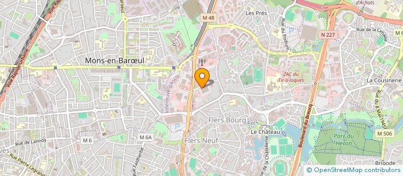 localisation de l'entreprise KODO AUTOMOBILES à VILLENEUVE D ASCQ