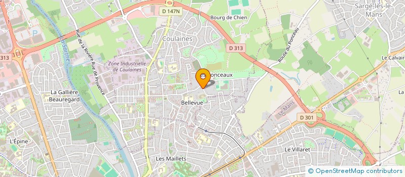 localisation de l'entreprise KOEDENN  COULAINES