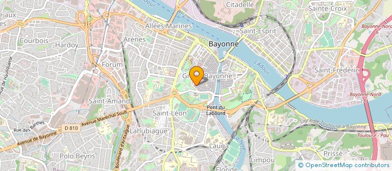 localisation de l'entreprise KOEGUI à BAYONNE