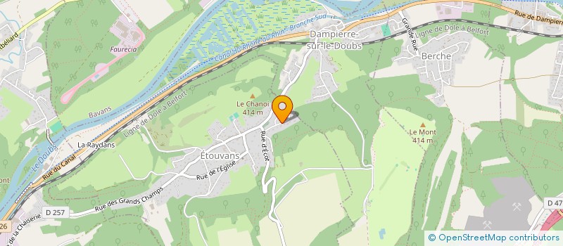 localisation de l'entreprise KOEHLY  ETOUVANS