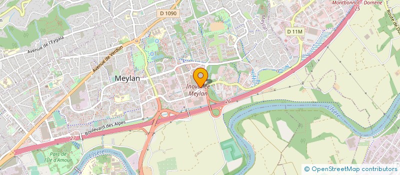 localisation de l'entreprise KOELIS à MEYLAN