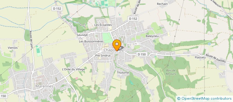 localisation de l'entreprise KOELLA  CHAPONNAY