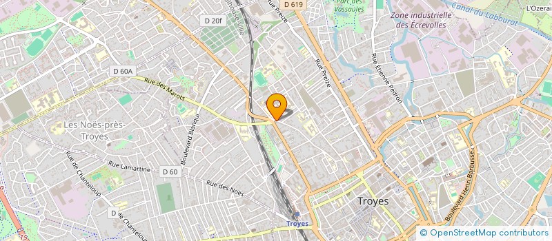 localisation de l'entreprise KOELTZEN à TROYES