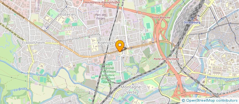 localisation de l'entreprise KOENIGSHOFFEN DEVELOPPEMENT à STRASBOURG