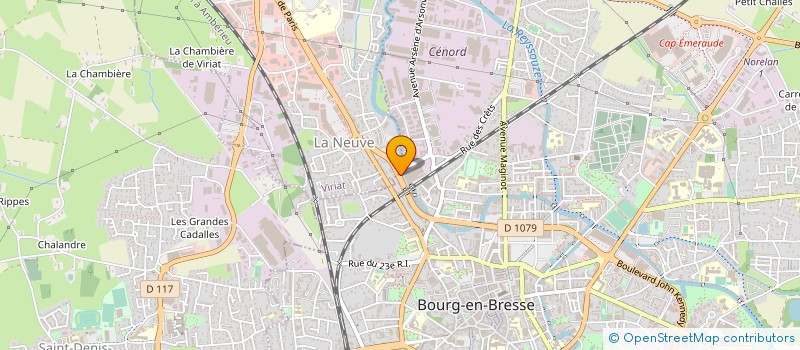 localisation de l'entreprise KOESIO HABITAT  VIRIAT