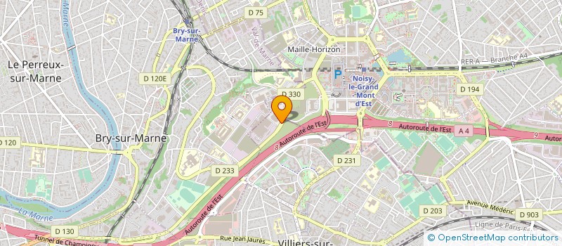 localisation de l'entreprise KOESIO ILE DE FRANCE  VILLIERS-SUR-MARNE