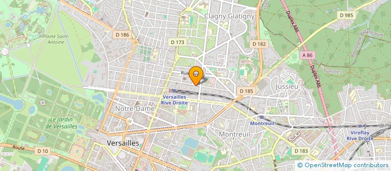 localisation de l'entreprise KOESYS à VERSAILLES