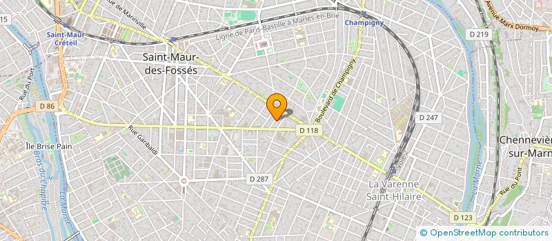 localisation de l'entreprise KOEV à SAINT-MAUR-DES-FOSSES