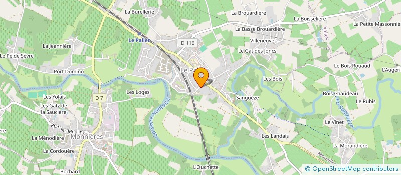 localisation de l'entreprise KOF DALBY  LE PALLET