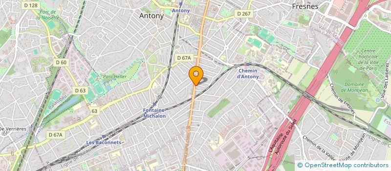 localisation de l'entreprise KOFF à ANTONY