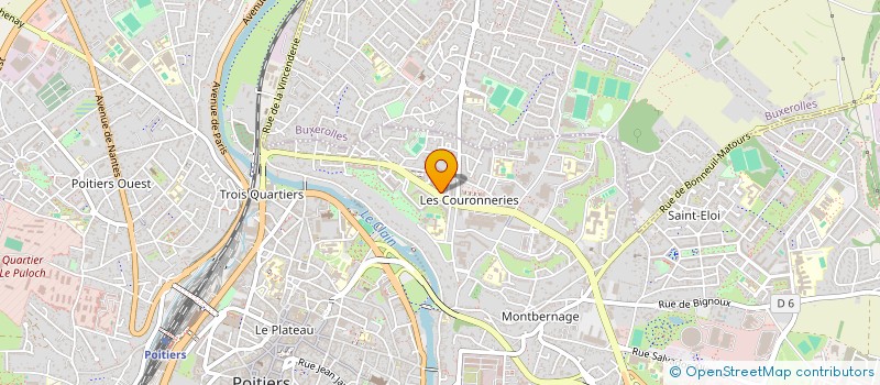 localisation de l'entreprise KOFFEE POP à POITIERS