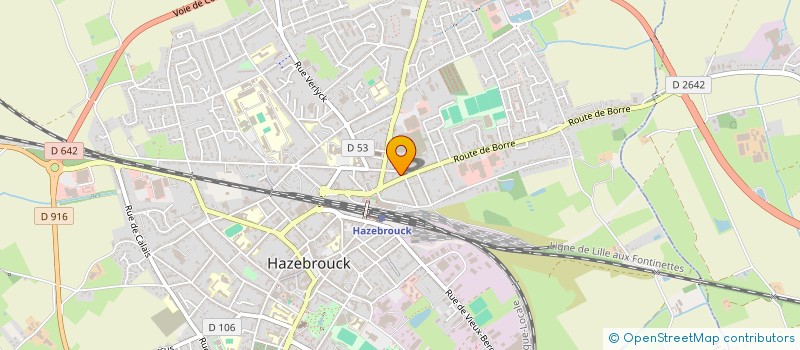 localisation de l'entreprise KOFFIDENT  HAZEBROUCK