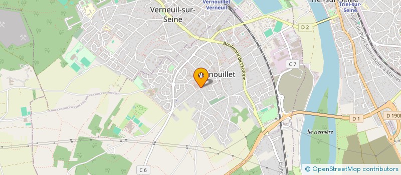 localisation de l'entreprise KOFIM à VERNOUILLET