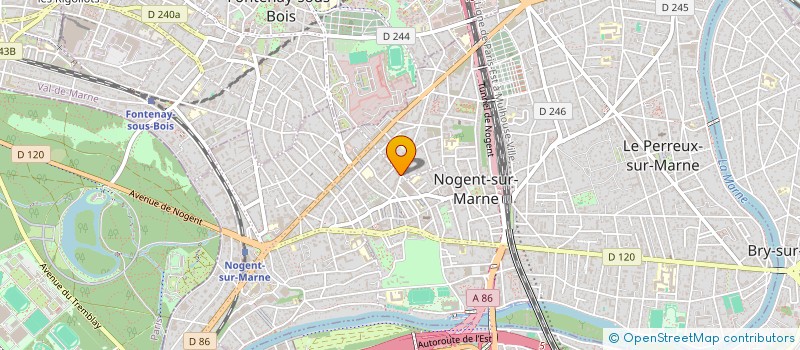 localisation de l'entreprise KOFRATEX à NOGENT-SUR-MARNE