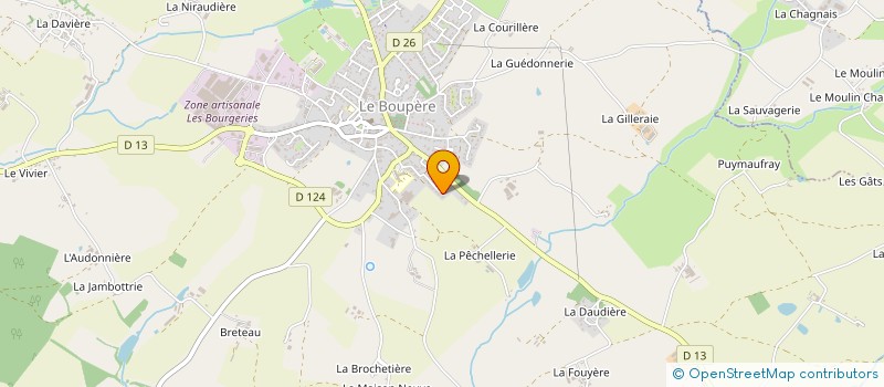 localisation de l'entreprise KOFRISOL  LES LANDES-GENUSSON