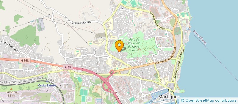 localisation de l'entreprise KOG PRODUCTION  MARTIGUES