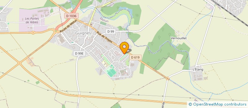 localisation de l'entreprise KOGESTYMA TRANSPORT, VTC, IMPORT-EXPORT-MULTI-SERVICES  GUIGNES