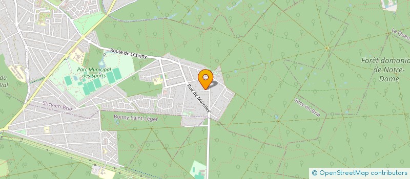 localisation de l'entreprise KOGI PAYSAGE à SUCY-EN-BRIE