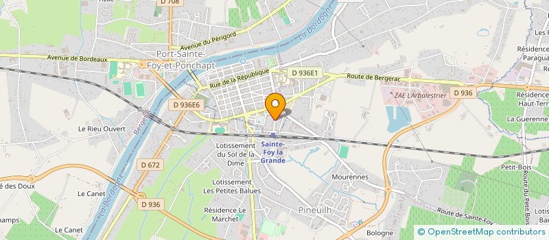 localisation de l'entreprise KOGIA EXPLORATION ACOUSTIQUE MARINE  SAINTE-FOY-LA-GRANDE