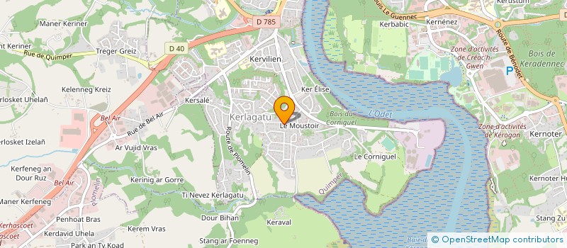 localisation de l'entreprise KOHDV à QUIMPER