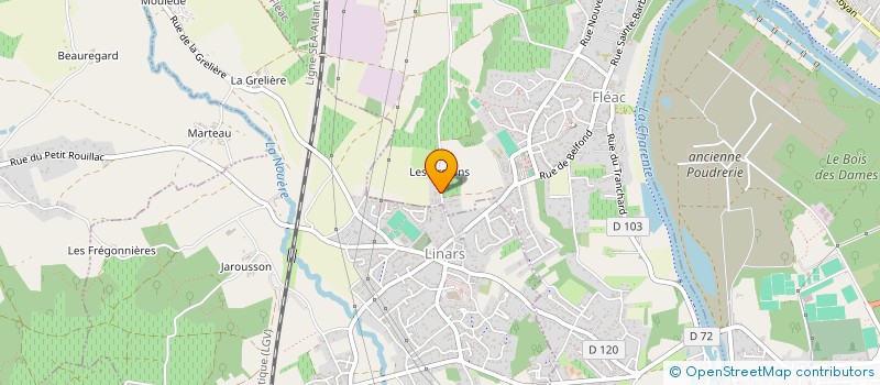 localisation de l'entreprise KOHESIUM à FLEAC