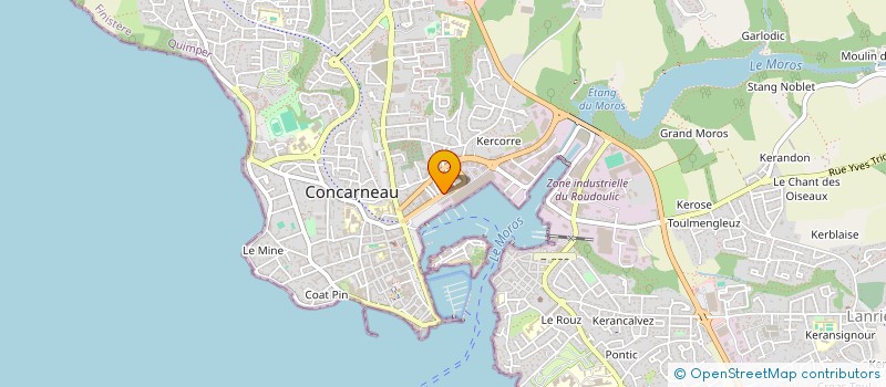 localisation de l'entreprise KOIBO à CONCARNEAU
