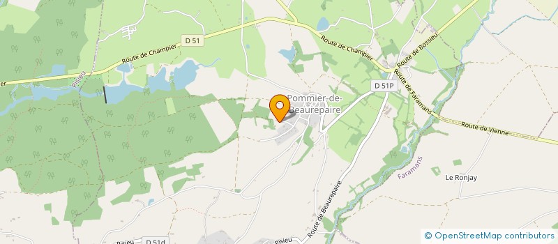 localisation de l'entreprise KOINE  POMMIER-DE-BEAUREPAIRE
